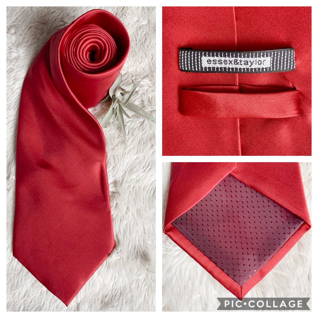 Solid Red Tie